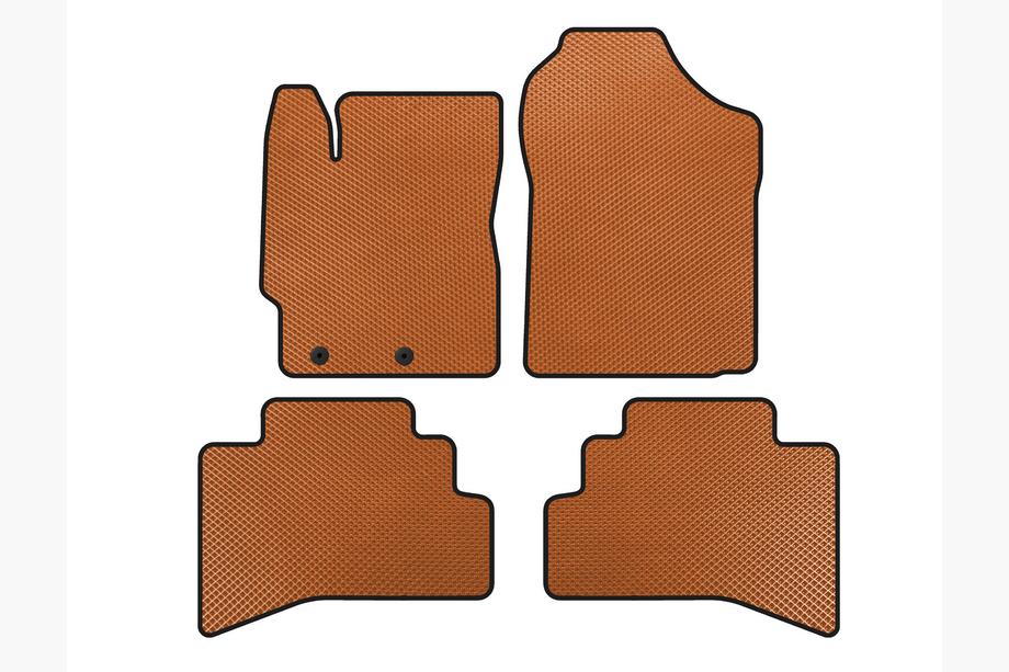 Toyota Prius C 2012-2019 Tappetini EVA (Arancione) Image