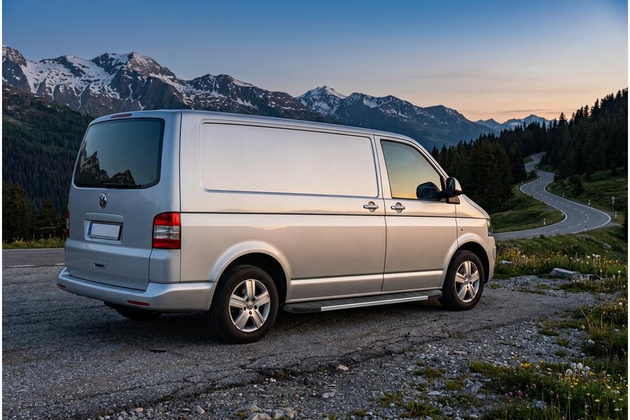 Volkswagen T5 Caravelle 2004-2010 Pedane Laterali Duru (2 pz, Alluminio) Passo Lungo Foto 2
