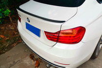 BMW 4 Series F32/F33/F36 2012-2020 Spoiler P-Style (per F32, Nero Lucido) foto 1