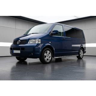 Pedane Laterali Maydos V1 (2 pz, Alluminio e Acciaio Inox) Volkswagen T5 Caravelle 2004-2010 foto 1
