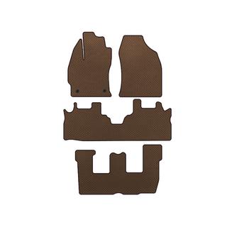 Tappetini EVA (3 File, Marrone)