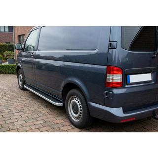 Pedane Laterali Tayga (2 pz, Alluminio) Volkswagen T5 Caravelle 2004-2010 foto 1