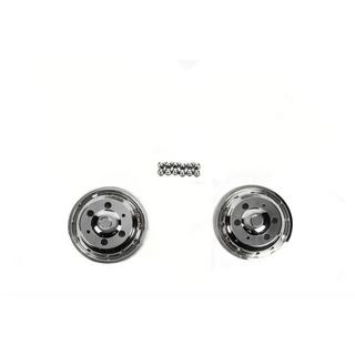 Copricerchi anteriori in acciaio inox OEM (2 pz) Iveco Daily 2014- foto 1