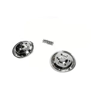 Copricerchi anteriori in acciaio inox OEM (2 pz) Iveco Daily 2014- foto 2