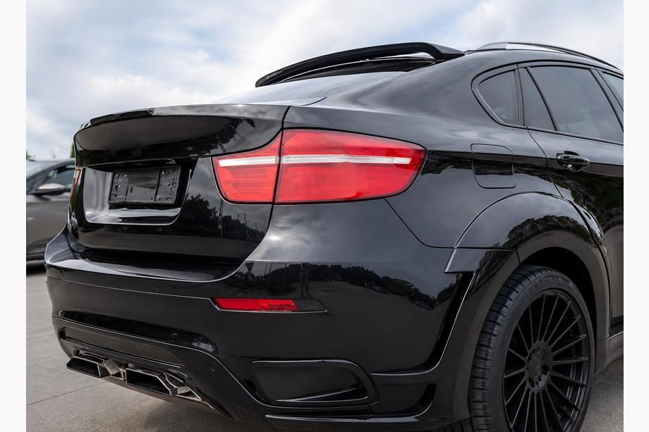 BMW X6 E71 2008–2014 Spoiler tetto (Nero Lucido) Image