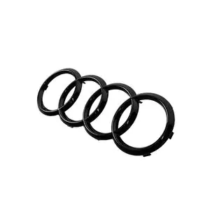 Emblema anteriore Audi Black (285 mm x 100 mm) foto 2