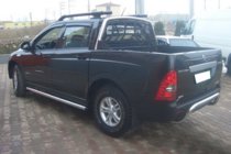 SsangYong Action 2005-2018 Barre Laterali (2 pz, Acciaio Inox) foto 2