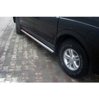 Barre Laterali (2 pz, Acciaio Inox) SsangYong Action 2005-2018 foto 1