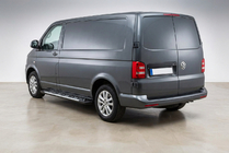 Volkswagen T5 2010-2015 Pedane Laterali Sunrise (2 pz, Alluminio) foto 1