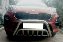 Kia Sportage 2015-2021 Protezione Anteriore WT002 (Acciaio Inox) foto 2