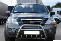 Kia Sorento I BL 2002-2009 Parabullbar WT003-2 (Acciaio Inox) foto 1