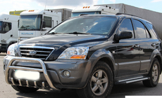 Kia Sorento I BL 2002-2009 Parabullbar WT003-2 (Acciaio Inox) foto 4