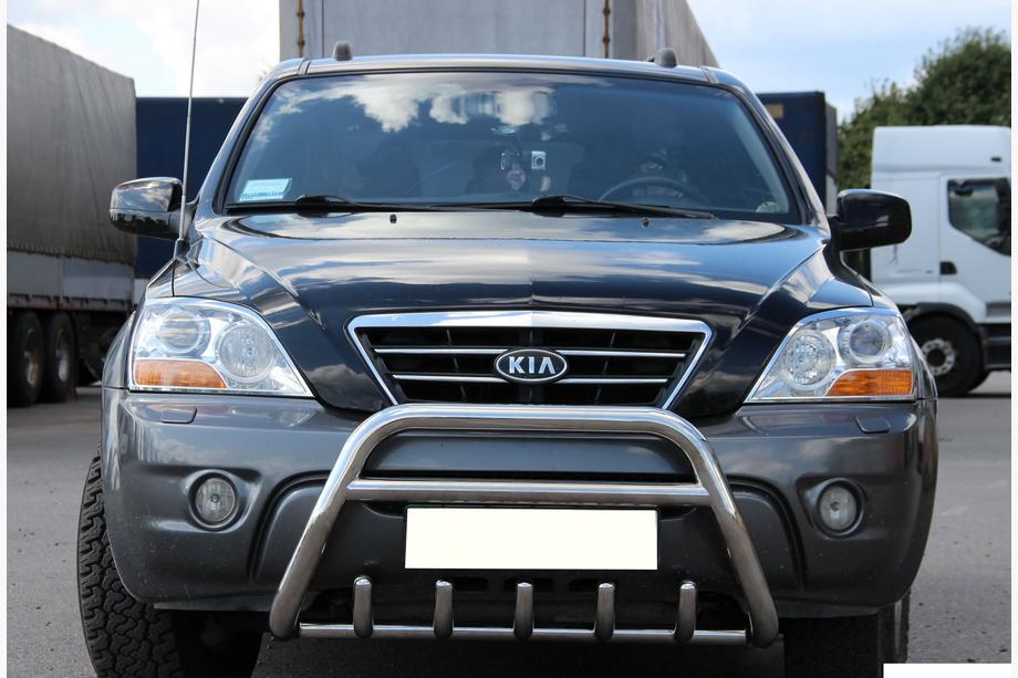 Kia Sorento I BL 2002-2009 Parabullbar WT003-2 (Acciaio Inox) Image