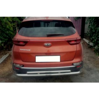 Protezione Posteriore AK002-2 (Acciaio Inox) Kia Sportage 2015-2021 foto 1