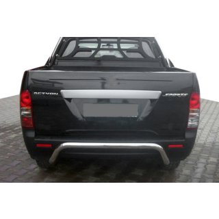 Protezione Posteriore AK006 (Acciaio Inox) SsangYong Action 2005-2018 foto 1
