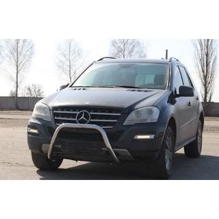 Protezione Anteriore WT006 (Acciaio Inox) Mercedes ML W164 2005-2011 foto 2