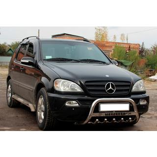 Protezione Anteriore WT004 (Acciaio Inox) Mercedes ML W163 1997-2005 foto 4