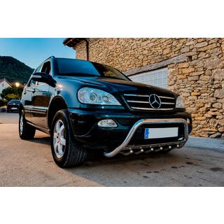 Protezione Anteriore WT004 (Acciaio Inox) Mercedes ML W163 1997-2005 foto 1