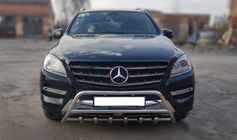 Mercedes GLE/ML class W166 2011-2018 Parabullbar WT003 (Acciaio Inox) foto 1