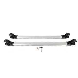 Barre portatutto trasversali per barre longitudinali Turtle (2 pz) Nissan Pathfinder R51 2005-2014 foto 4