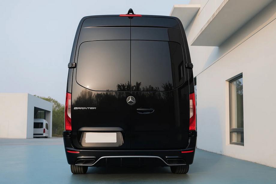 Mercedes Sprinter W907/W910 2018- Paraurti posteriore AMG (per passo standard, polipropilene) Foto 1