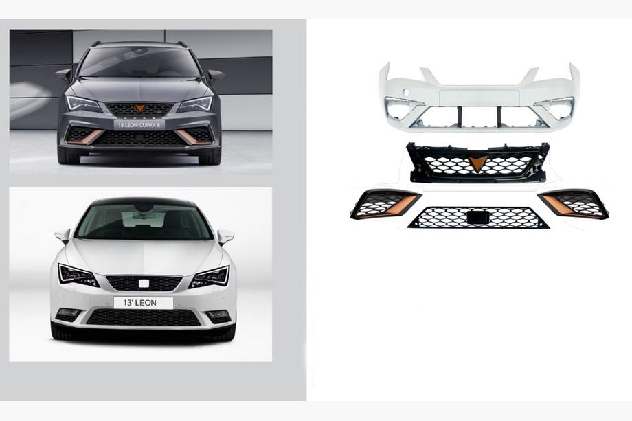 Seat Leon 2013-2020 Kit Restyling 2017+ Cupra R (Per 2013-2017) Foto 1