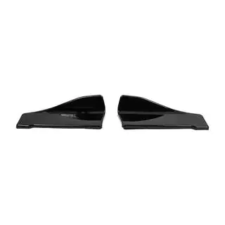 Estensioni universali minigonne laterali Flap Tipo-C (2 pz, nero lucido, plastica ABS) foto 2