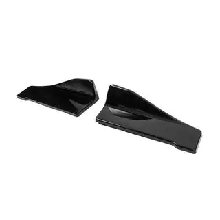 Estensioni universali minigonne laterali Flap Tipo-C (2 pz, nero lucido, plastica ABS) foto 3