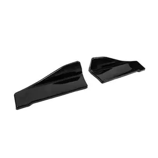 Estensioni universali minigonne laterali Flap Tipo-C (2 pz, nero lucido, plastica ABS) foto 4