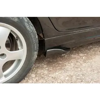 Prolunghe universali minigonne laterali Flap Tipo-F (2 pz, nero lucido, plastica ABS) foto 3