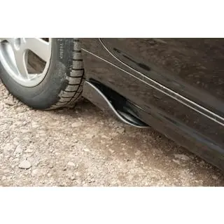 Prolunghe universali minigonne laterali Flap Tipo-F (2 pz, nero lucido, plastica ABS) foto 1