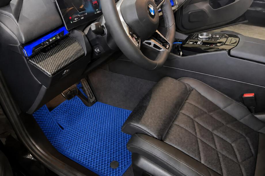BMW 5/i5 Series G60/G60E/G61 2023- Tappetini EVA (Per G60/61, Blu) Foto 1