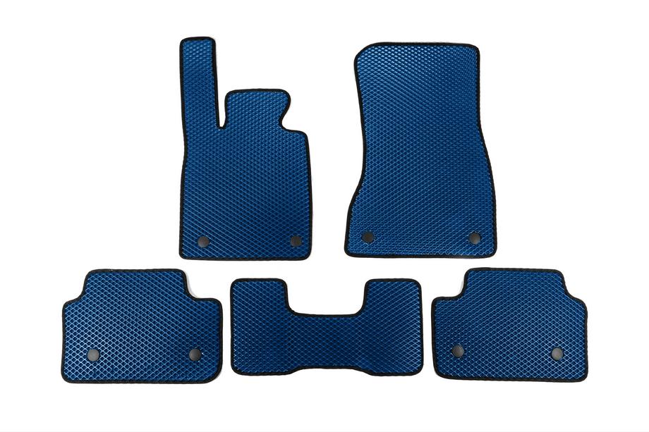 BMW 5/i5 Series G60/G60E/G61 2023- Tappetini EVA (Per G60/61, Blu) Foto 4