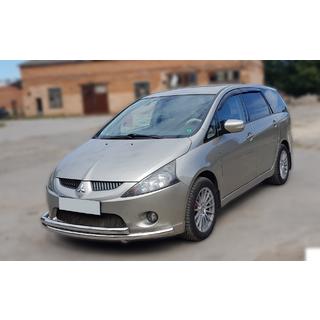 Protezione Anteriore ST014 (Acciaio Inox) Mitsubishi Grandis 2003-2011 foto 2