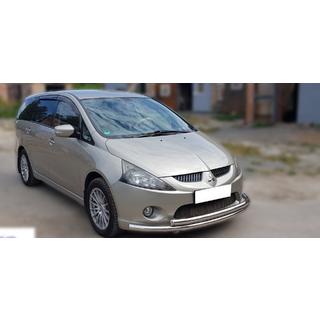 Protezione Anteriore ST014 (Acciaio Inox) Mitsubishi Grandis 2003-2011 foto 3