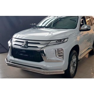 Protezione Anteriore F3-60 (2020+, Acciaio Inox) Mitsubishi Pajero Sport 2015- foto 2