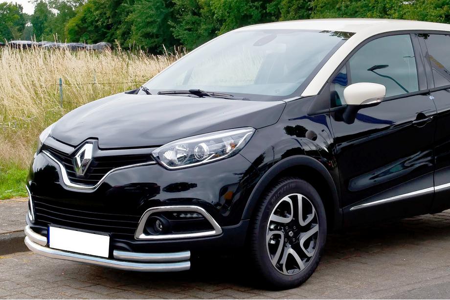 Renault Captur 2013-2019 Protezione Anteriore ST085 Acciaio Inox Image