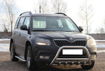 Skoda Yeti 2009-2017 Paraurti Anteriore WT003 (Acciaio Inox) foto 4