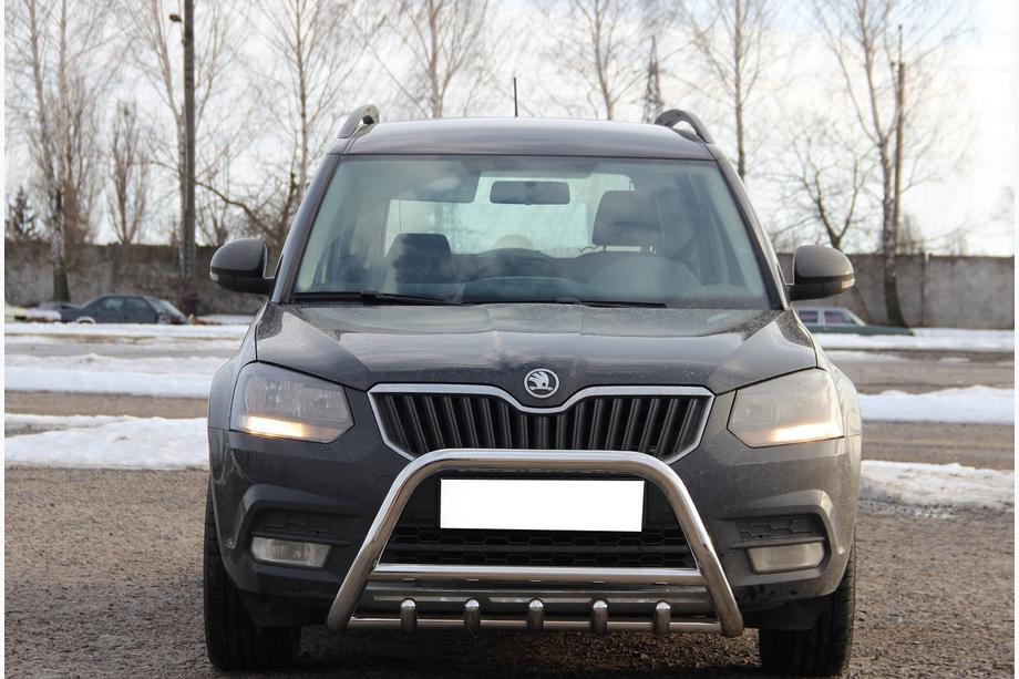 Skoda Yeti 2009-2017 Paraurti Anteriore WT003 (Acciaio Inox) Image