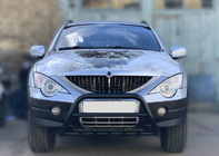 SsangYong Kyron 2005-2014 Parabulloni Black WT003 (Acciaio Inox) foto 1