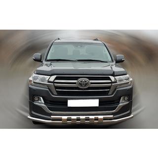 Protezione anteriore ST015 (2015+, acciaio inox) Toyota Land Cruiser 200 2007-2021 foto 1