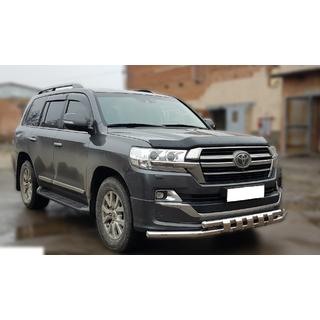 Protezione anteriore ST015 (2015+, acciaio inox) Toyota Land Cruiser 200 2007-2021 foto 2