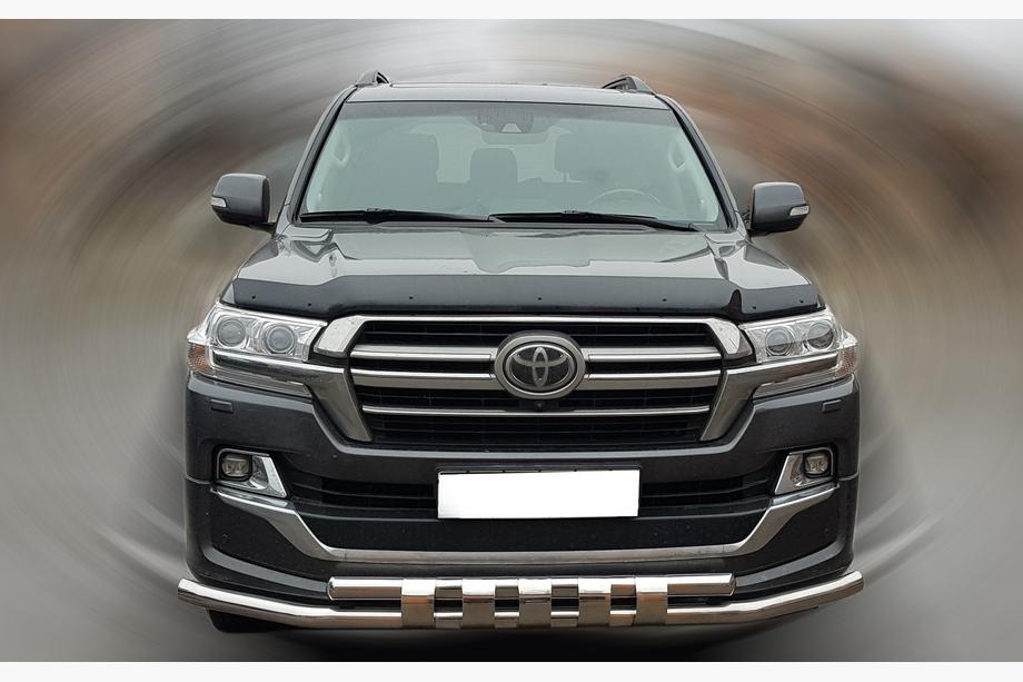 Toyota Land Cruiser 200 2007-2021 Protezione anteriore ST015 (2015+, acciaio inox) Image