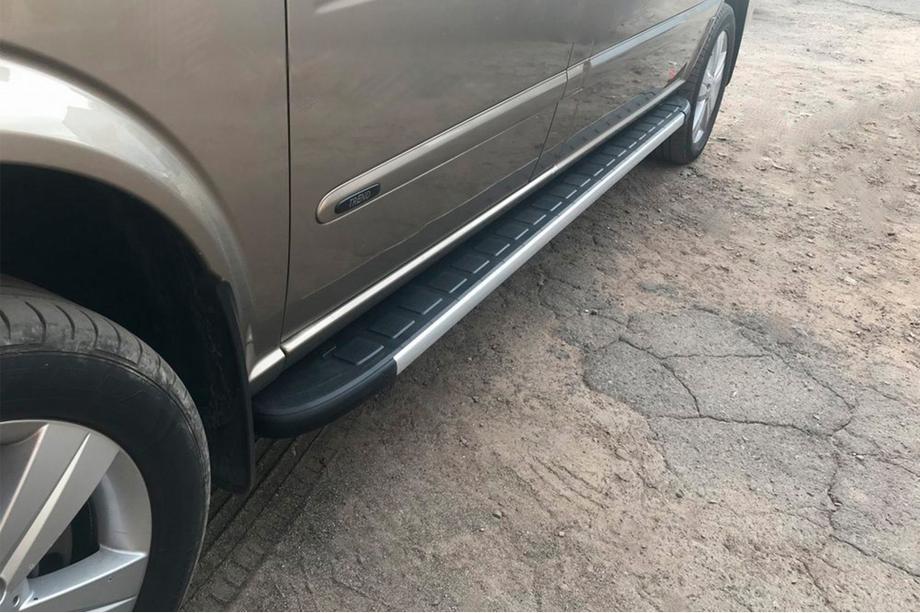 Mercedes Viano 2004-2014 Pedane Laterali Duru (2 pz, Alluminio) Image
