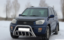 Toyota Rav 4 2001-2005 Protezione Anteriore WT002 (Acciaio Inox) foto 3