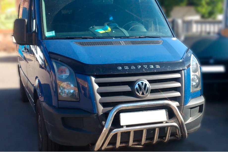 Volkswagen Crafter 2006-2016 Protezione Anteriore WT002 (Acciaio Inox) Image