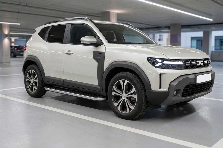 Dacia Duster 2024- Pedane Laterali Tayga Grey V1 (2 pz, Alluminio) Foto 1