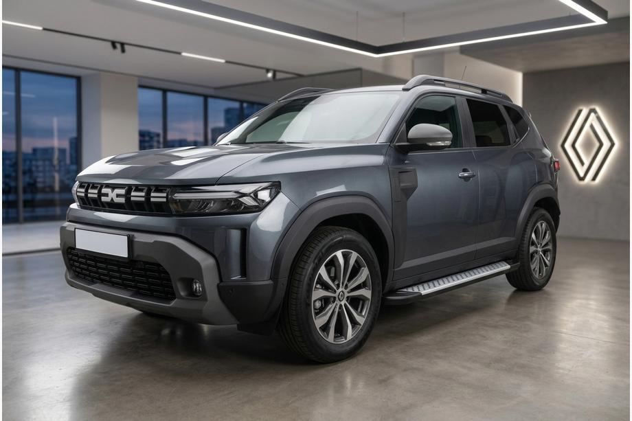 Dacia Duster 2024- Pedane laterali Allmond Grey (2 pz, alluminio) Foto 1