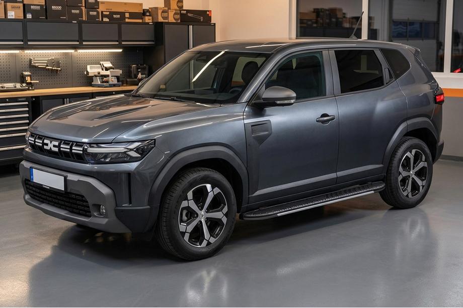 Renault Duster 2024- Pedane Laterali Bosphore Grey (2 pz, Alluminio) Foto 1