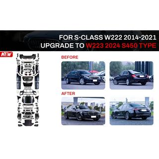 Kit restyling per W223 AMG Line (con maniglie delle porte e inserti)
